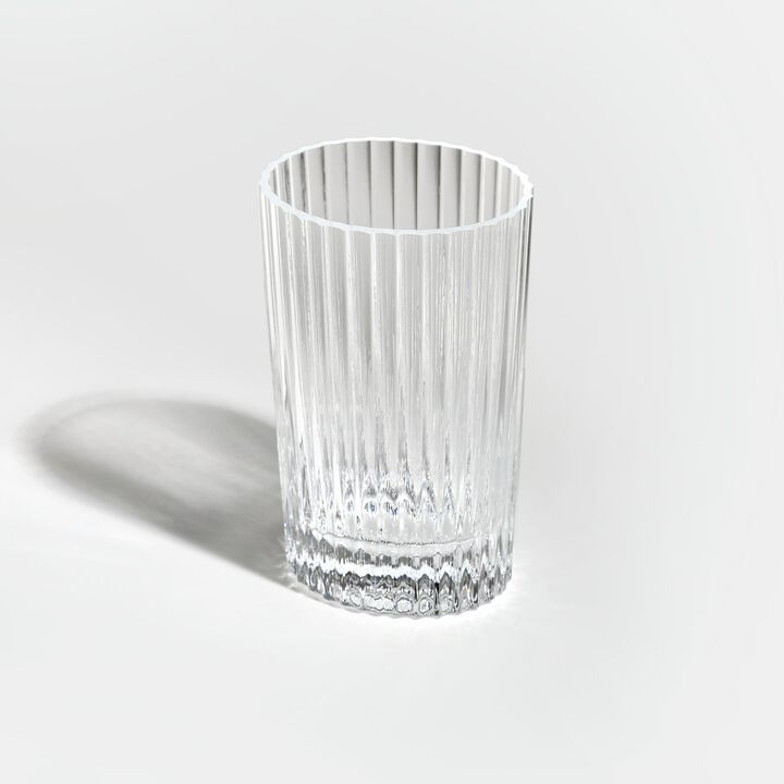 Water Glasses NASTRI GLASS Transparent Set of 6, H 4.72"
