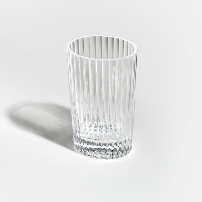 Water Glasses NASTRI GLASS Transparent Set of 6, H 4.72" image number 1