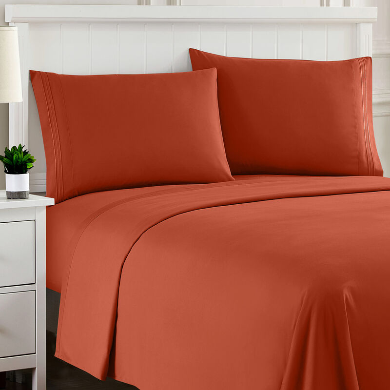 Ultra Soft 1800 Series Double Brushed Microfiber Sheet Set
