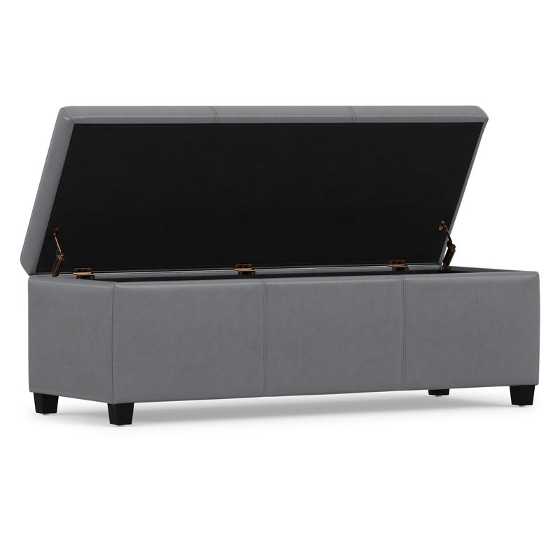 Simpli Home Avalon Storage Ottoman Bench image number 3