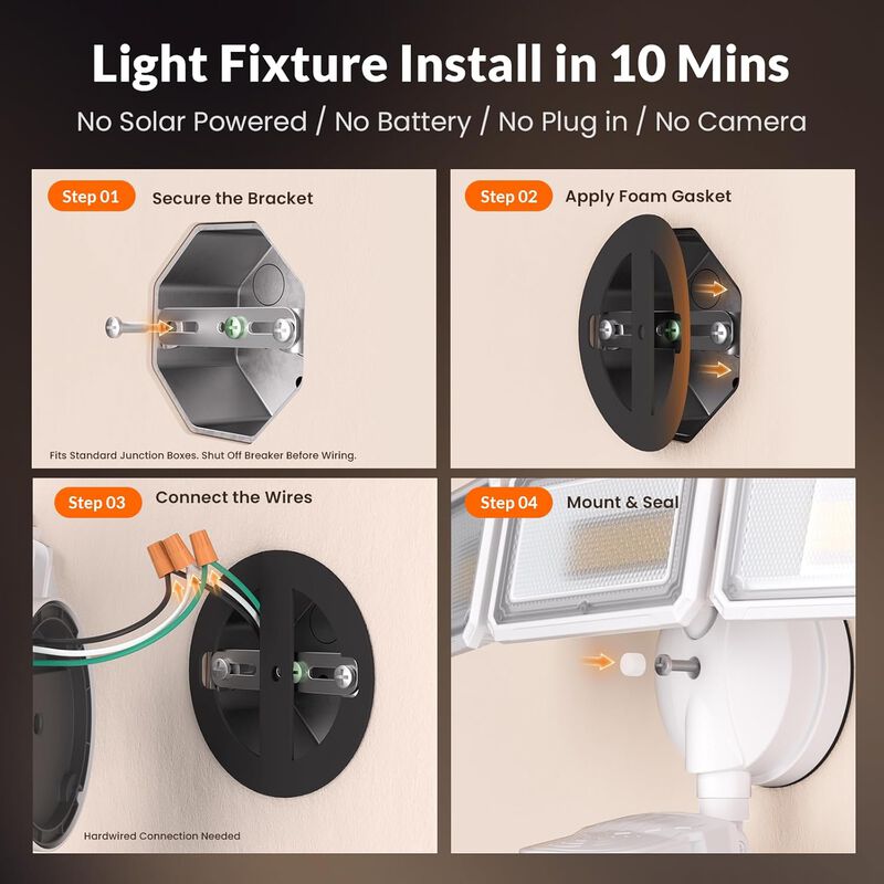 Zero Blind Spots Outdoor Security Light image number 6