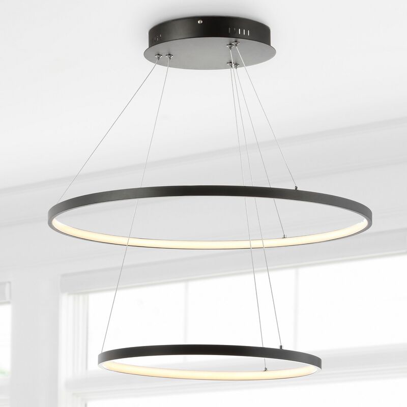 Brice 24" Round Integrated LED Metal Pendant