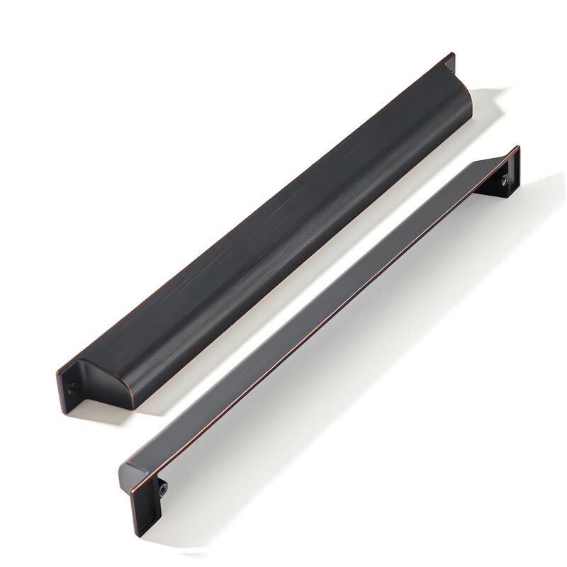 ZAUYX 2 Pack 7 Inch Center to Center Oil Rubbed Bronze Cabinet Cup Pulls Drawer Pulls Kitchen Hardware Channing Cup Pulls Drawer