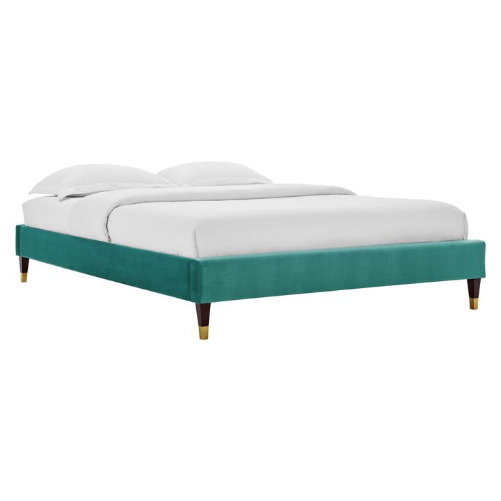 Modway - Harlow Full Performance Velvet Platform Bed Frame