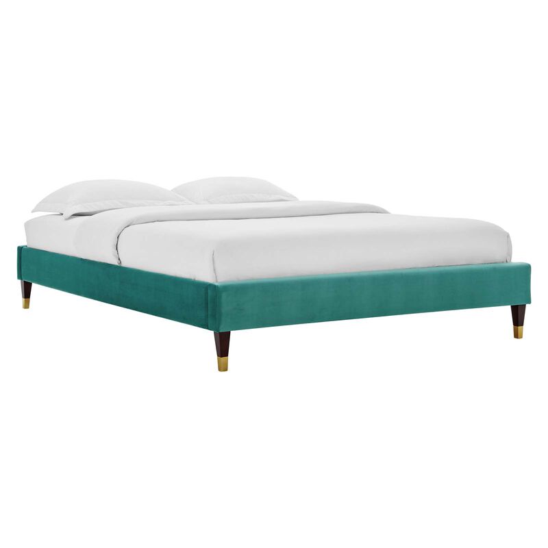 Modway - Harlow Full Performance Velvet Platform Bed Frame image number 0