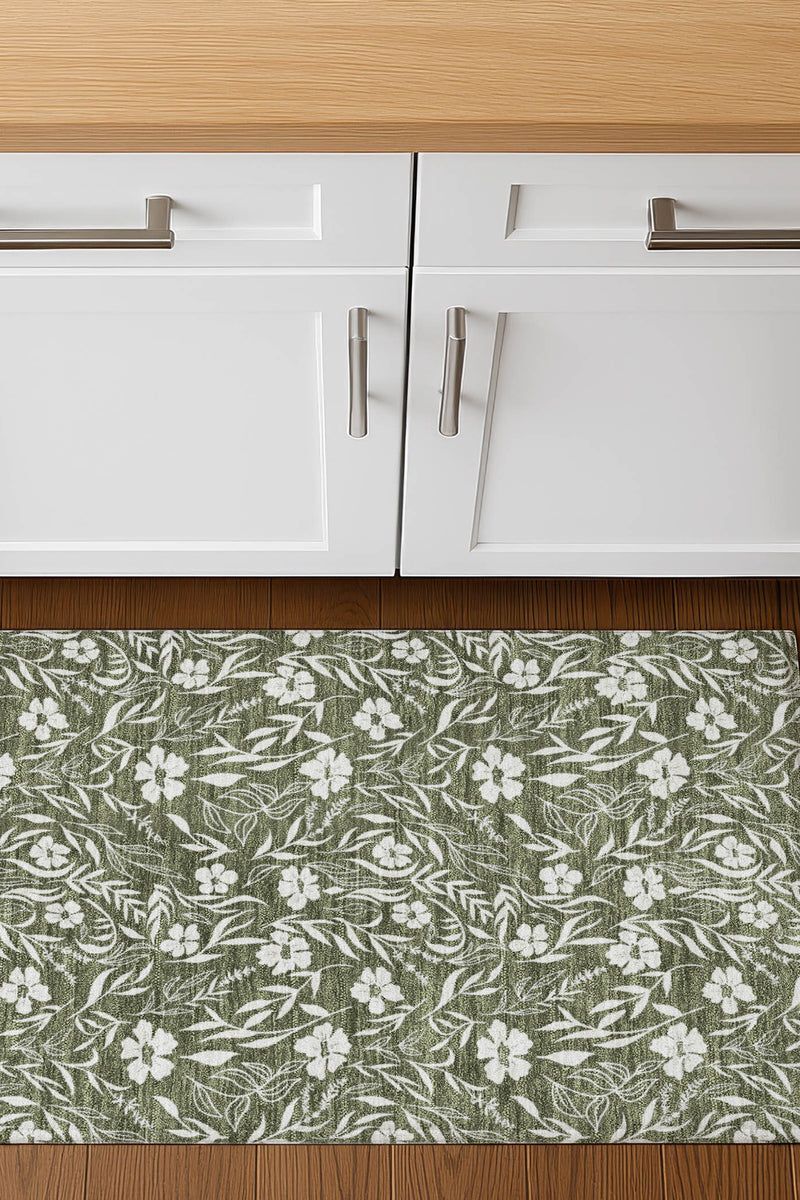 Soft Essentials SE4 Olive 9' x 12' Rug image number 2