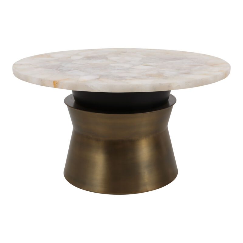 Agate Top Metal Coffee Table image number 0