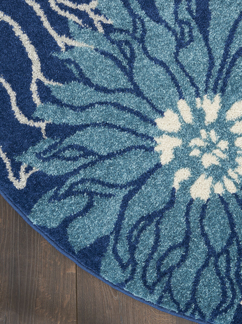 Passion PSN17 Navy/Ivory 5'3" x 7'3" Rug image number 3