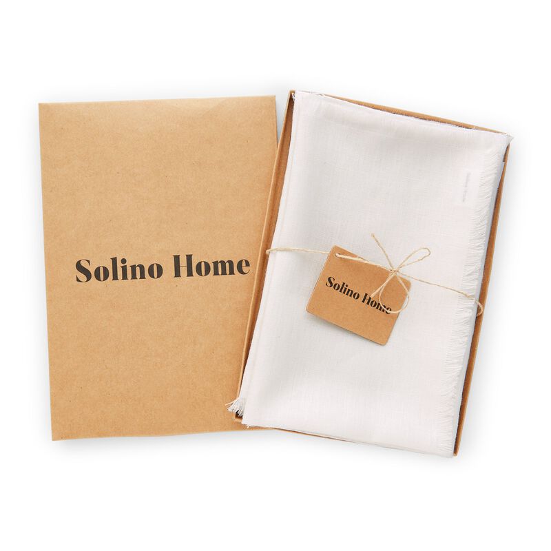 Linen Dinner Napkins - Fringe