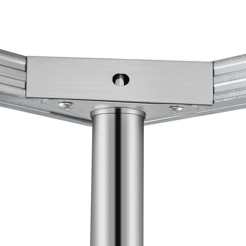 VEVOR Stainless Steel Work Prep Table Commercial Worktable Food Prep 90x60x80 cm image number 8