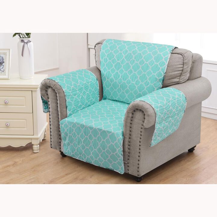 Barefoot Bungalow Cruz Beach Life Furniture Protector - Arm Chair 84x81", Multicolor