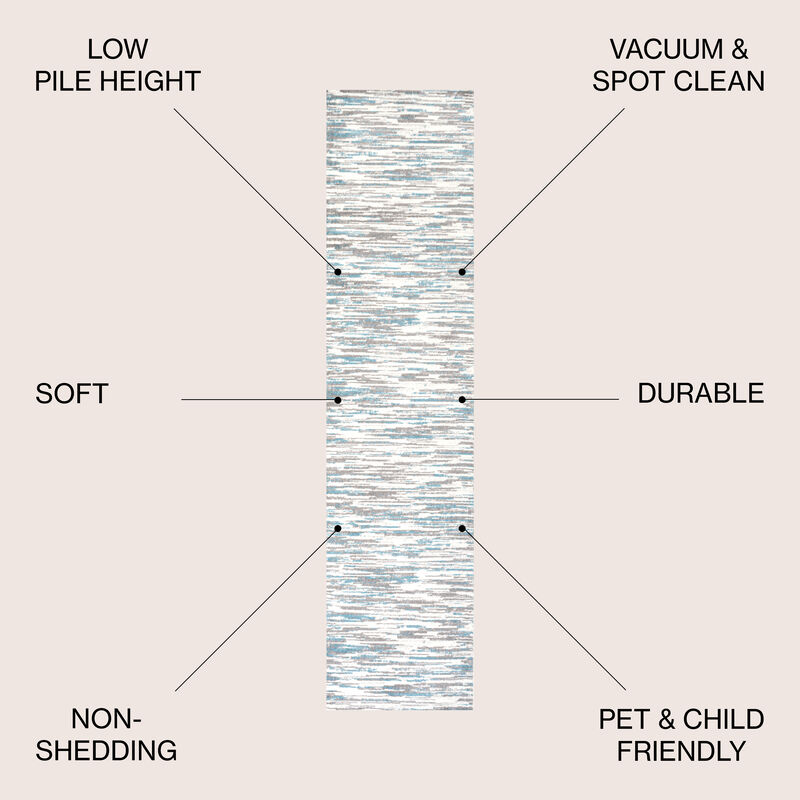 Speer Abstract Linear Stripe Area Rug