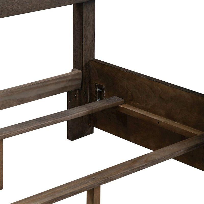 Liberty Furniture Cascade Falls Queen Panel Bed with LED Touch Light - Satin Espresso Oak image number 6