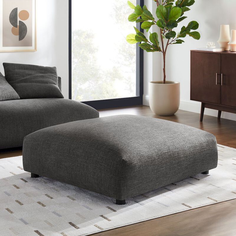Modway Solace Modular Upholstered Fabric Ottoman image number 5