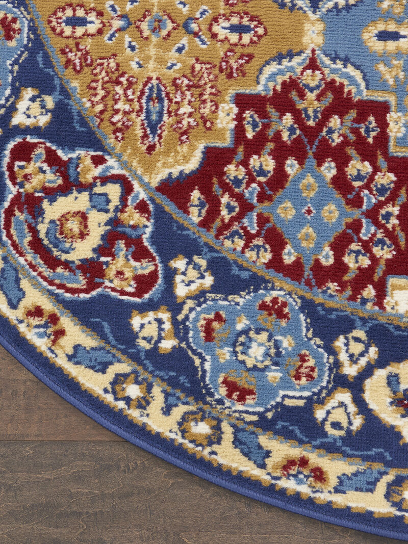 Grafix GRF31 Multicolor 5'3" x Round Rug