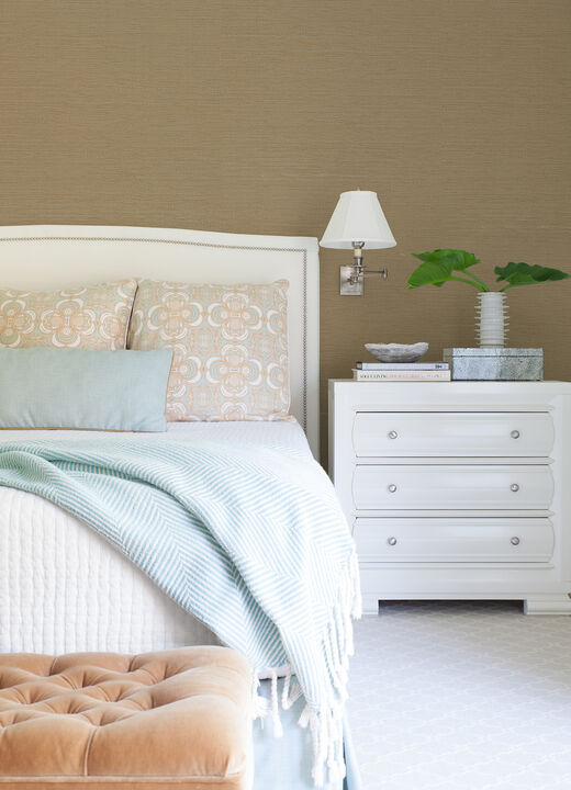 Kira Beige Hemp Wallpaper (Set of 2)
