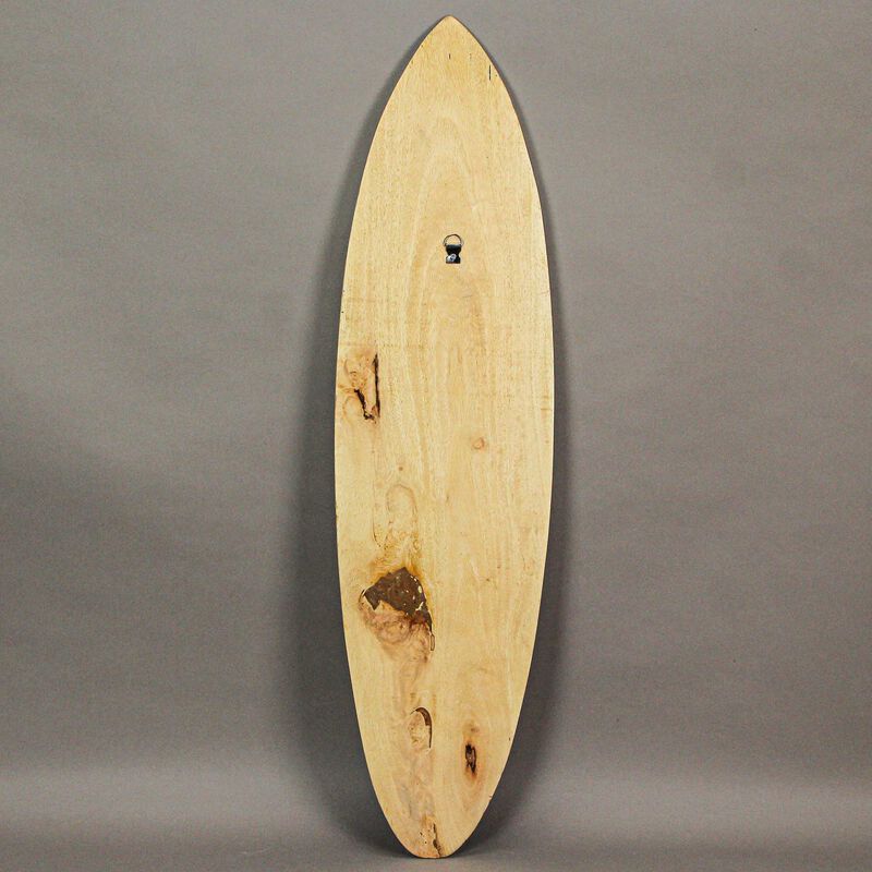 Set of 3 Wooden Striped Surfboard Wall Hangings 32 Inches Long image number 2