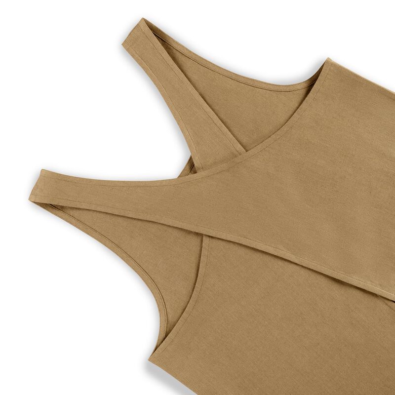 Solino Home 100% Pure Linen Apron - Linen Smock Apron