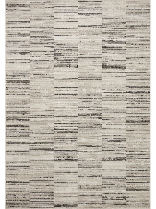 Darby DAR01 Charcoal/Sand 5'3" x 7'6" Rug