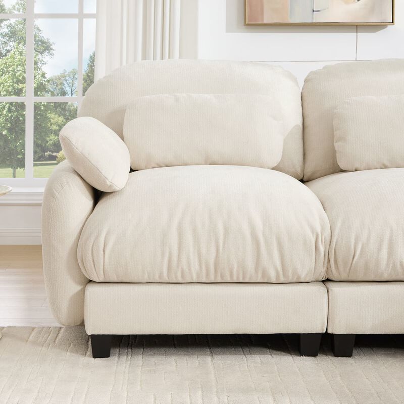 3-Seat modular cloud couch image number 6