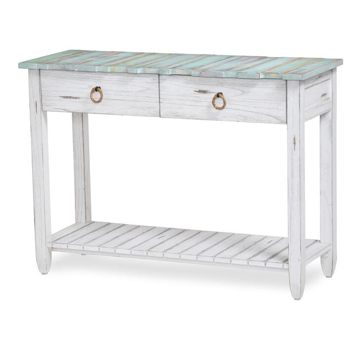 Sea Winds Coastal Furniture Picket Fence Console Table