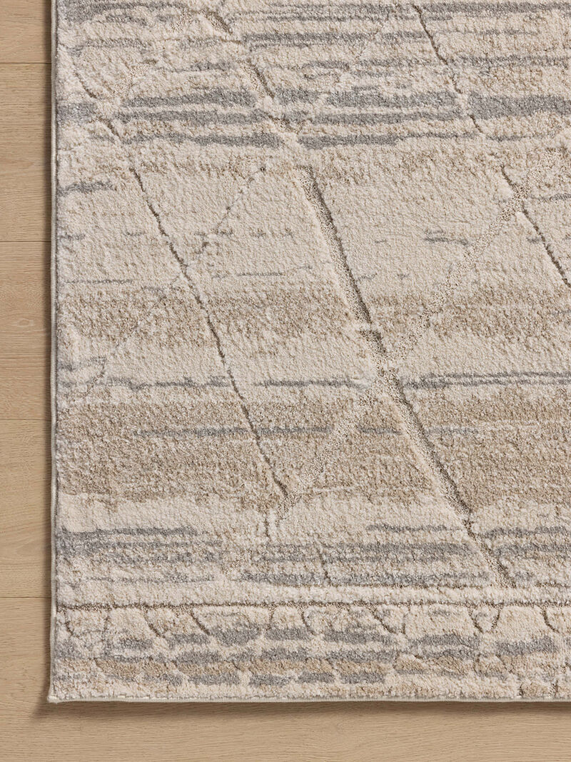 Monty MOT02 Ivory/Natural 7'10" x 10' Rug by Amber Lewis x Loloi