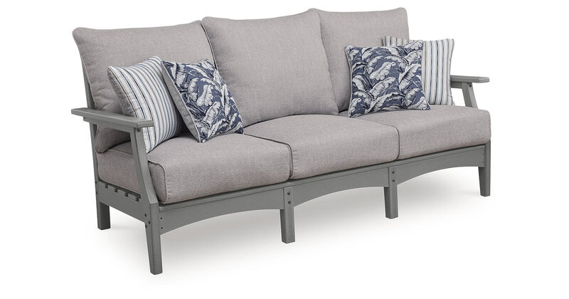 Lone View Bay Outdoor Sofa with Cushion image number 2