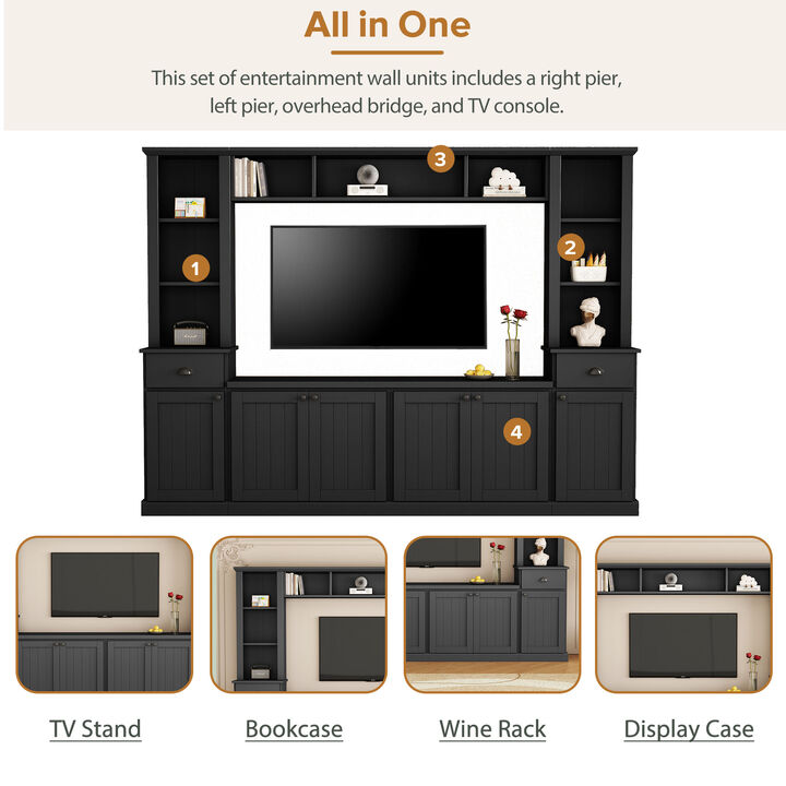 Jitfid  Ample Storage Space TV Stand