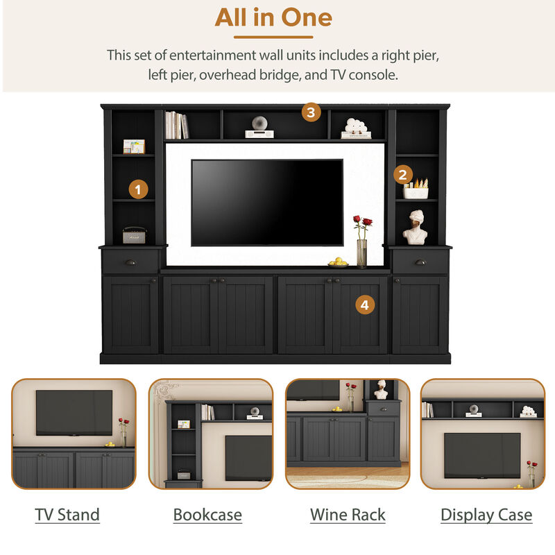 Jitfid  Ample Storage Space TV Stand image number 1