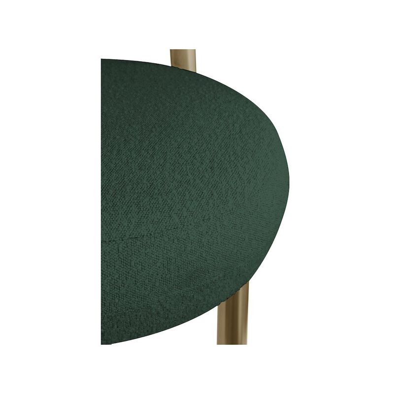 Meridian Furniture Bordeaux Green Boucle Fabric Accent Chair