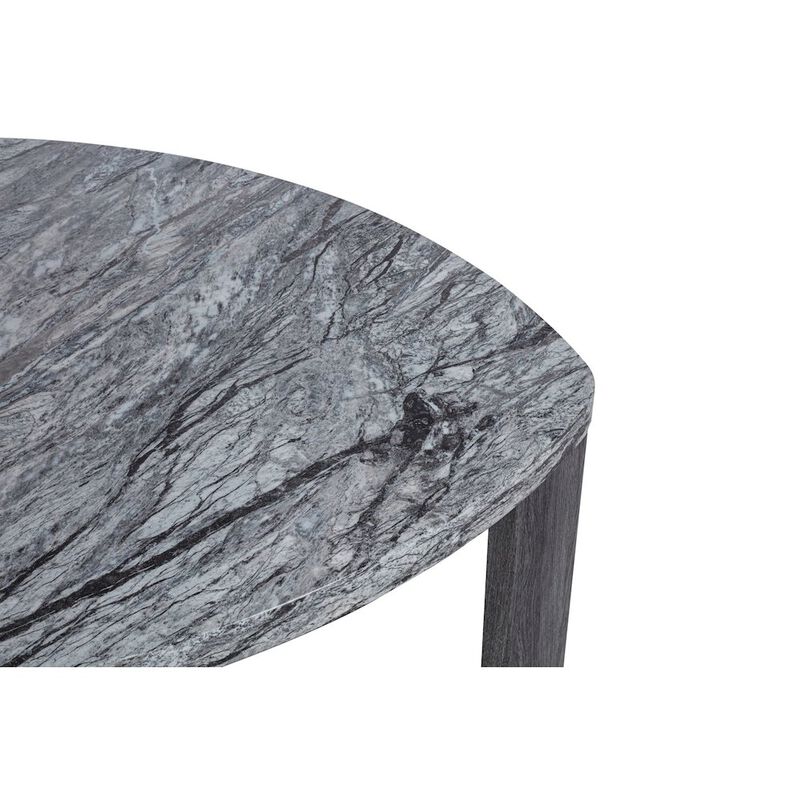 Tvoro 2-Piece Swivel Coffee Table Set, Granite Gray and Greige