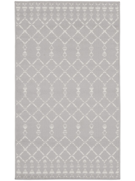 Whimsicle WHS02 Gray 3' x 5' Rug