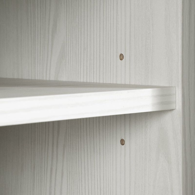 Munich Wall Mounted Media Console, White Pine