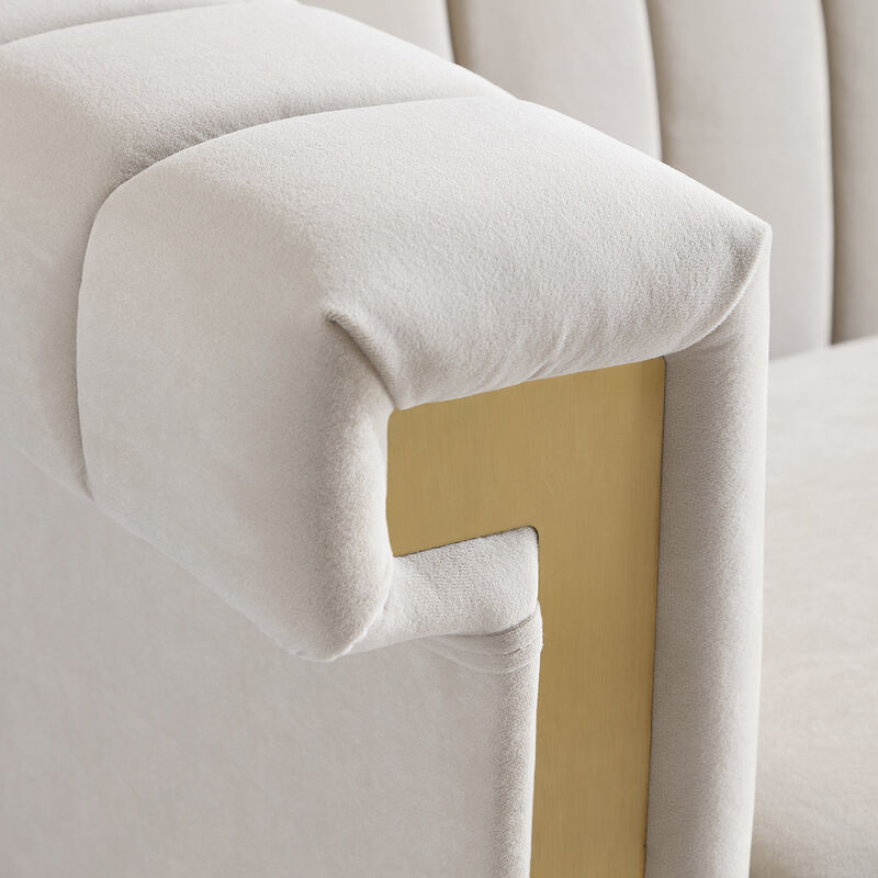 Satwud Luxury Velvet Sofa Set image number 6