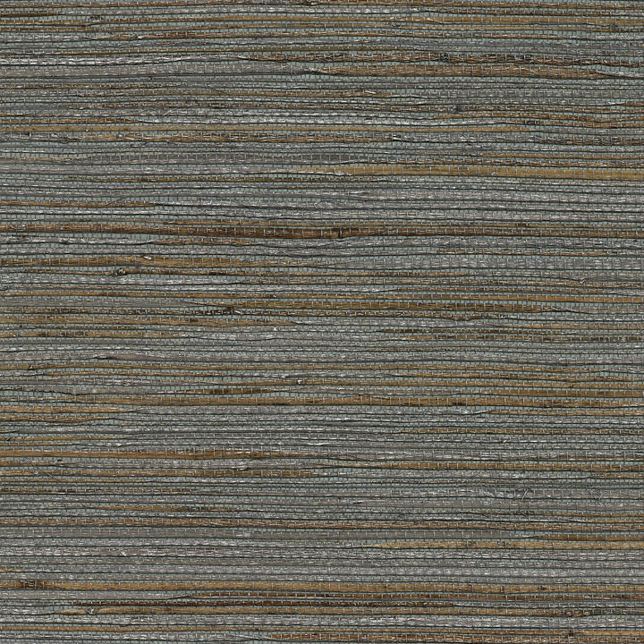 Shandong Slate Ramie Grasscloth Wallpaper