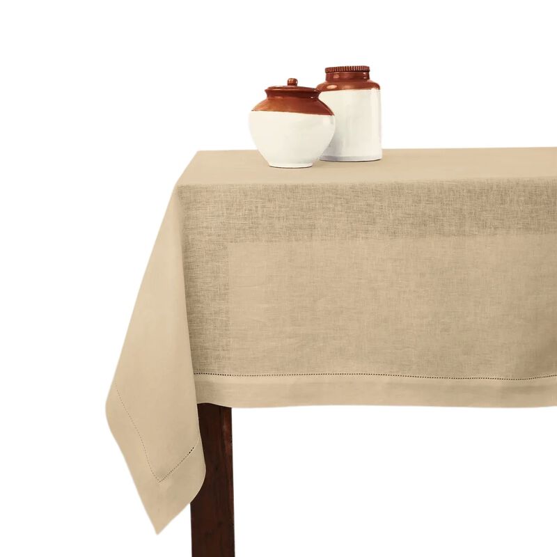 Christmas Linen Tablecloth - Classic Hemstitch, Solino Home