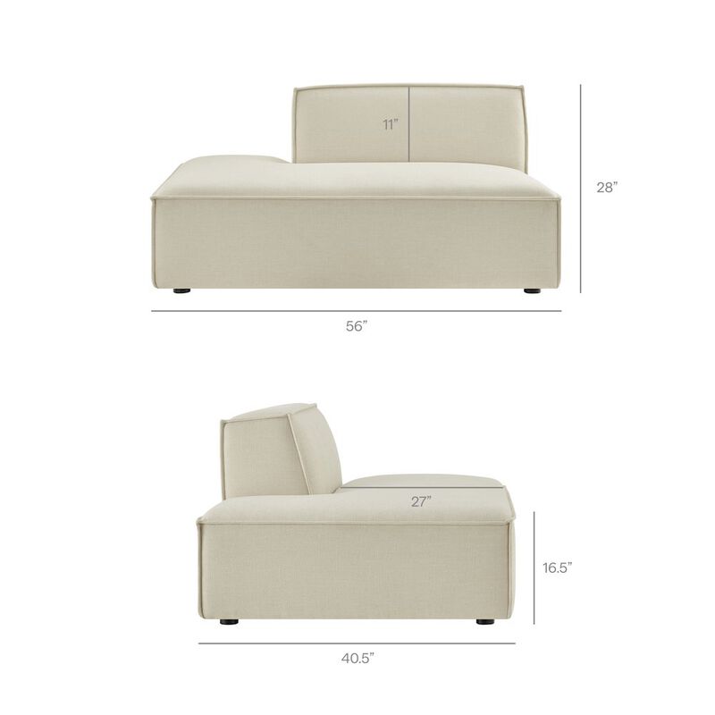 Restore 2-Piece Performance Fabric Upholstered Modular Loveseat image number 2
