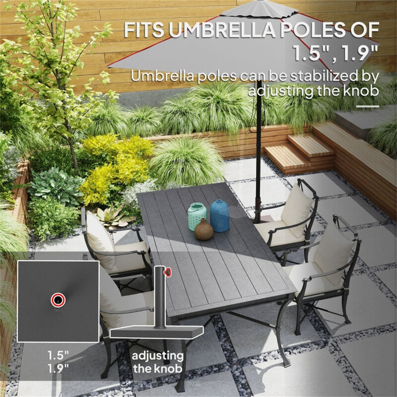Durable Umbrella Stand Base for Outdoor Table or Backyard Shade image number 3