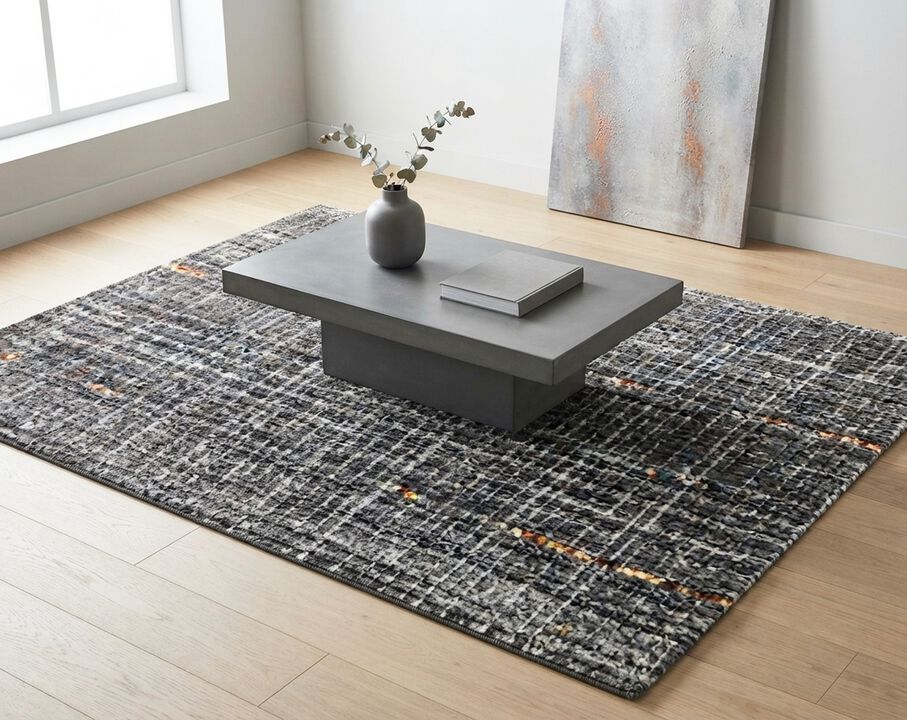 Cambri KK11 Charcoal 7'9" x 9'9" Rug