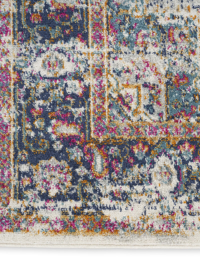 Passion PSN03 Ivory/Blue 5'3" x 7'3" Rug image number 3