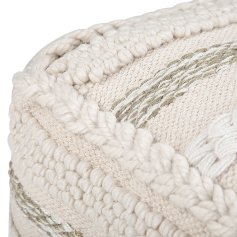 Simpli Home Sommer Square Pouf image number 4