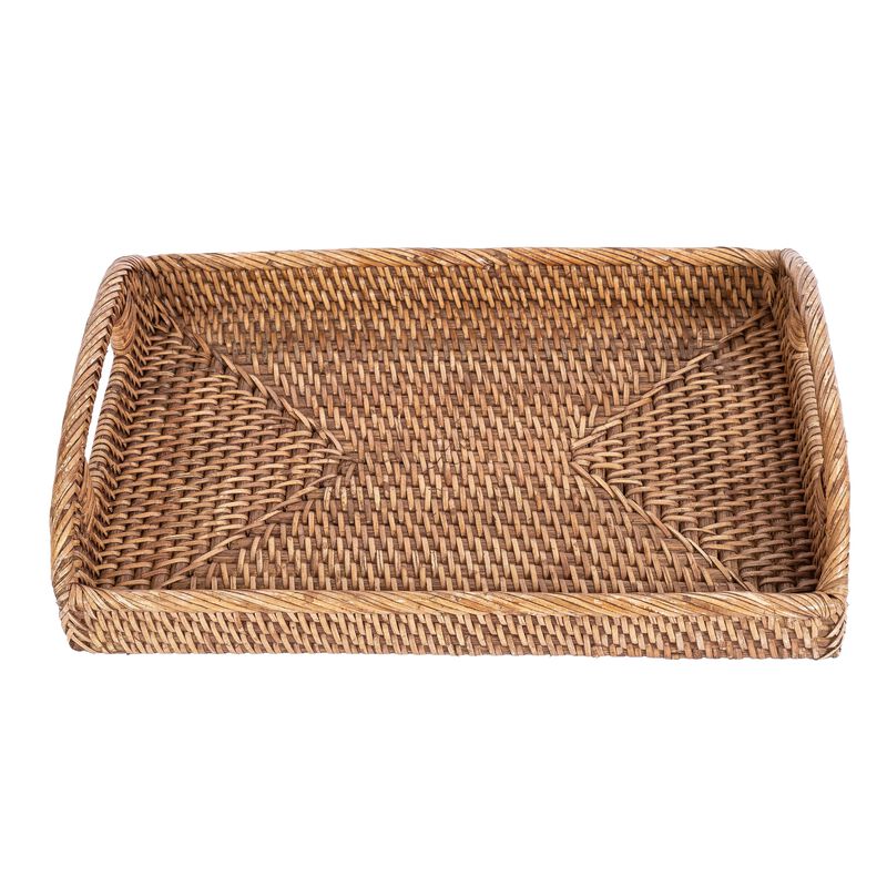 Saboga Home&trade; Rectangular Vanity Tray With High Handles image number 1