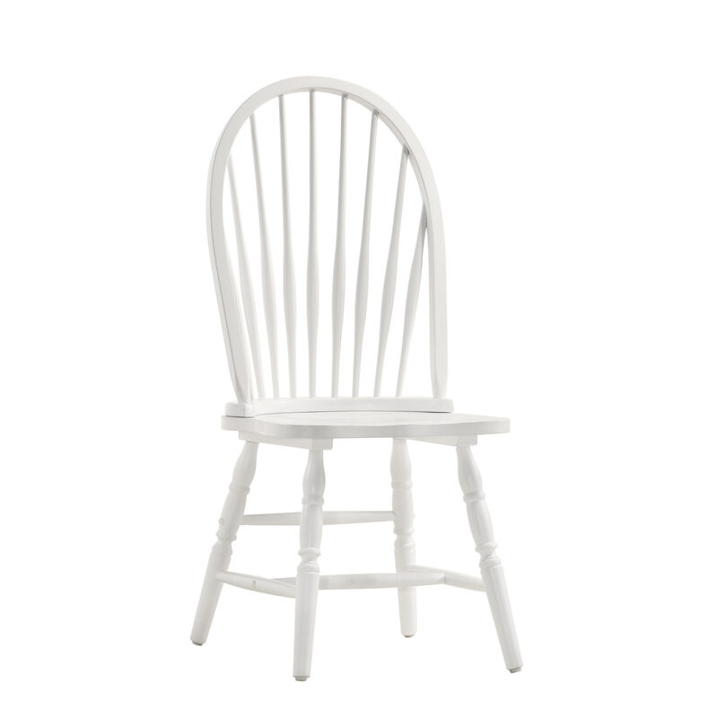 Solid Wood Windsor Back Dining Side Chair for Kitchen or Dining Room