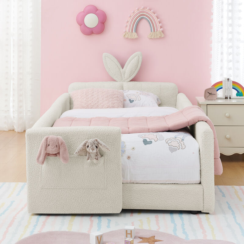 Wanrif Kids Upholstered Platform Bed image number 2