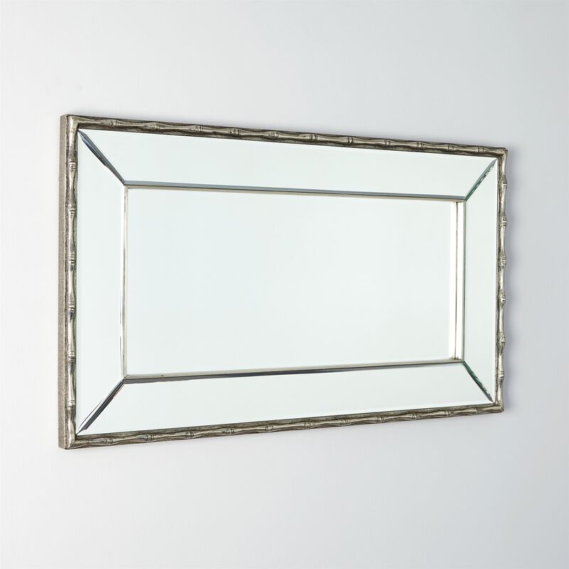 Bamboo Mirror - Silver