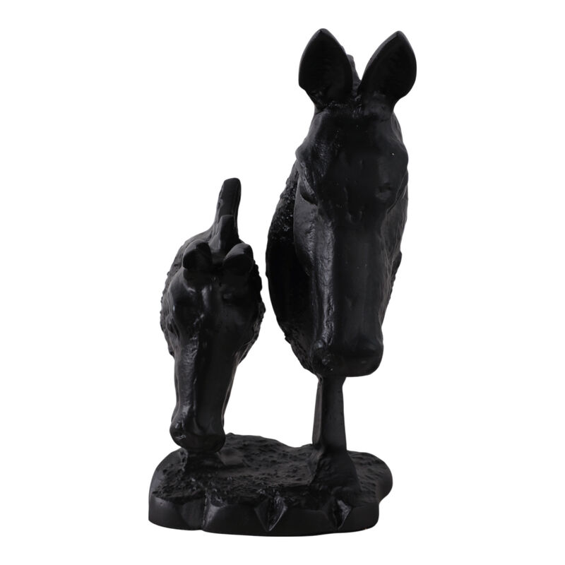 Horse & Baby Horse Head Figure image number 2