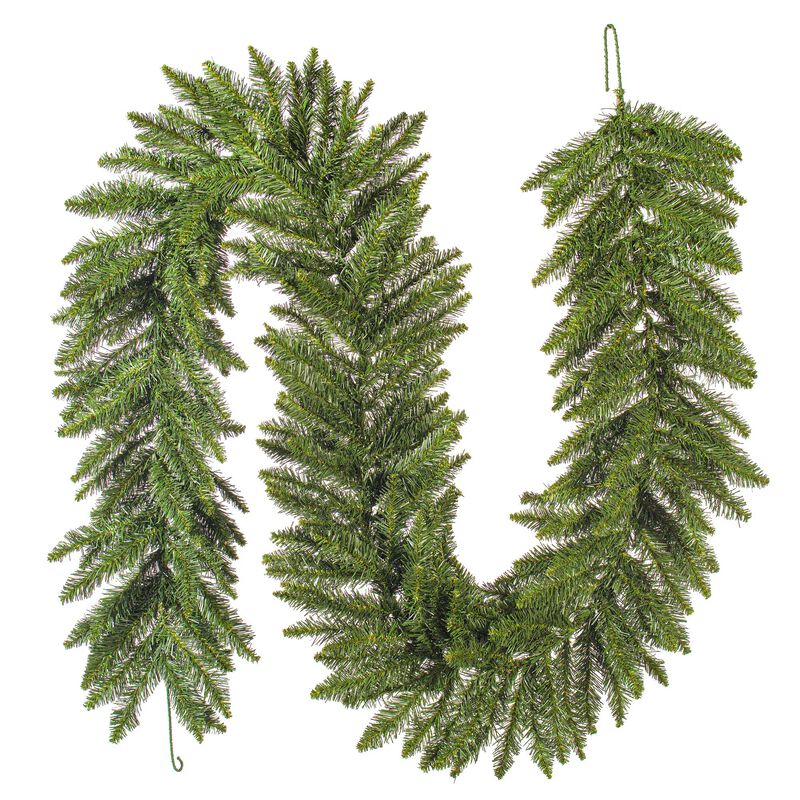 Vickerman 50'x14 Camdon Fir Artificial Christmas Garland, Unlit - Faux Large Christmas Garland - Indoor or Outdoor Garland - Holiday Garland Decor image number 0
