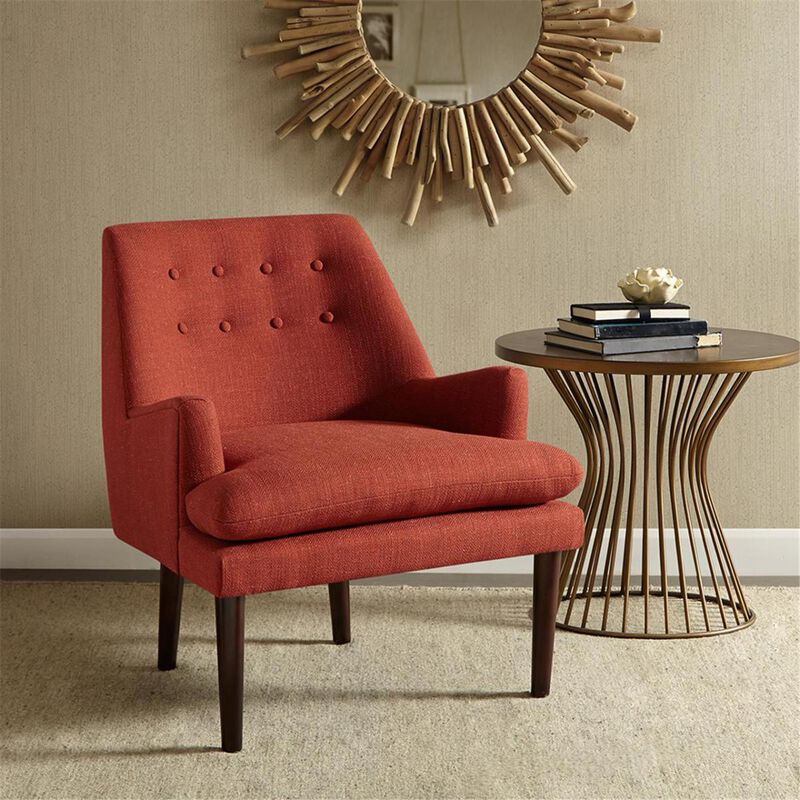 Taylor upholstered chair in Blakely Persimmon