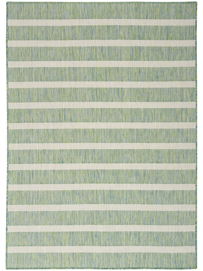 Positano POS03 Blue/Green/Ivory 5' x 7' Rug image number 0