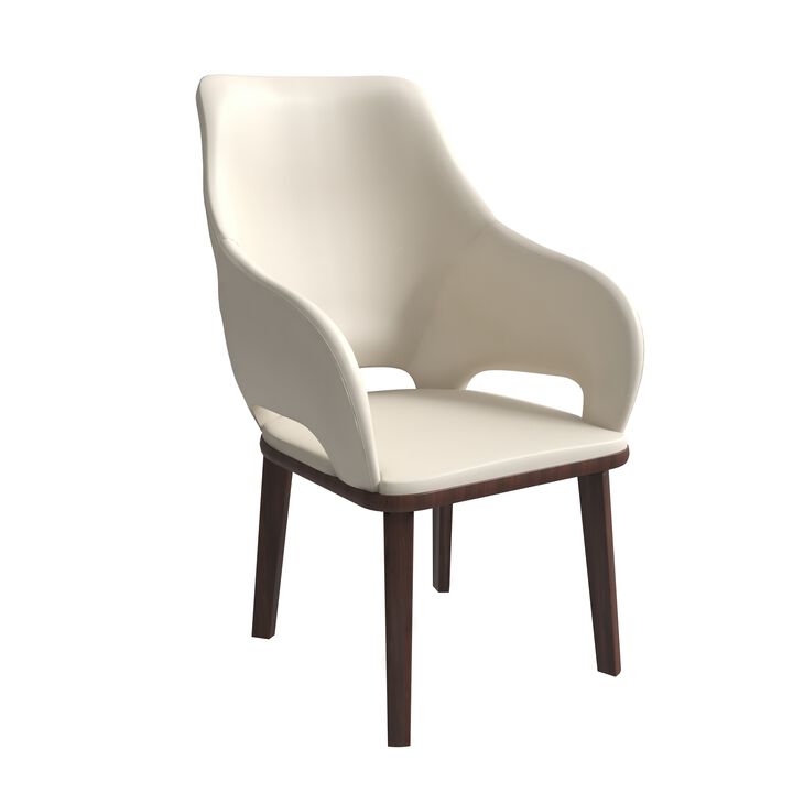 LeisureMod Vivara Collection Modern Dining Chair